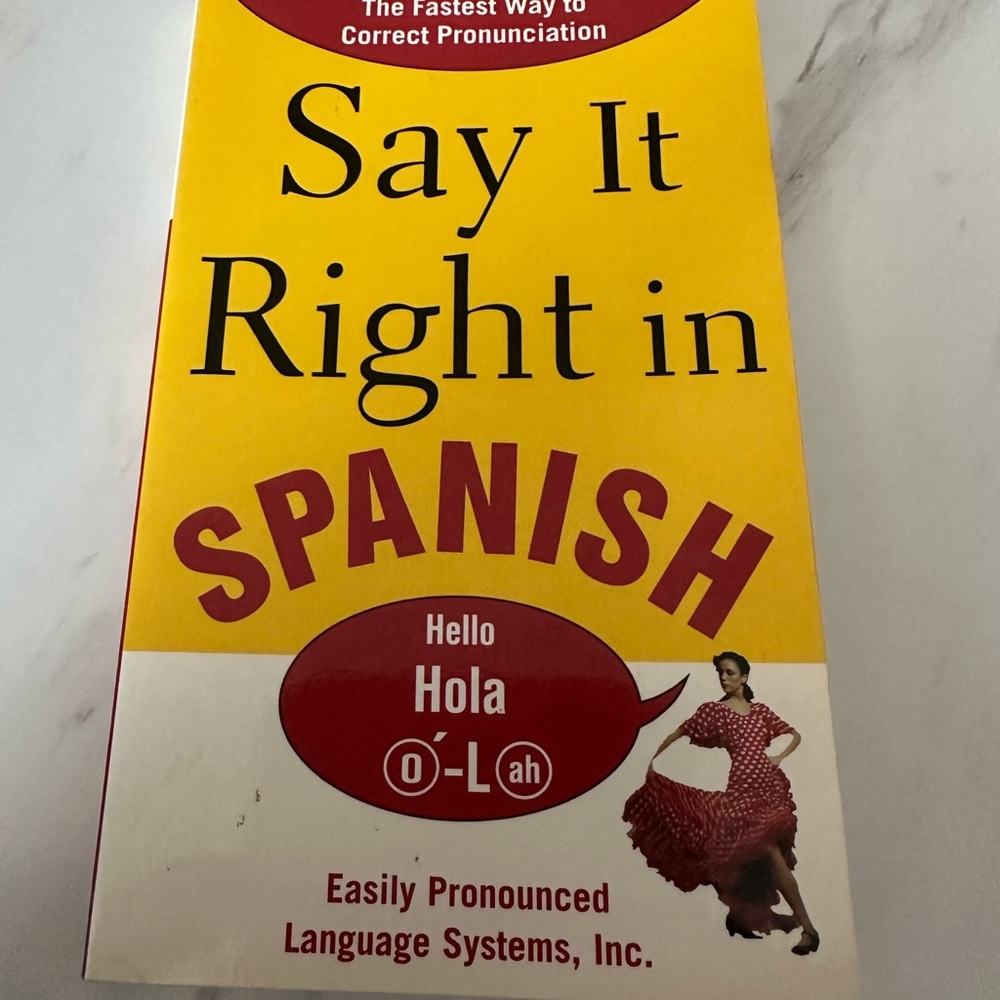 Spanish Language Guide Yellow and Red Cover